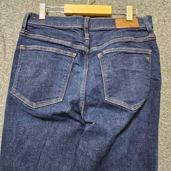 Madewell Skinny Jeans Womens Size 29 Cotton Blend Blue Denim Mid Rise Stretch - Picture 7 of 16